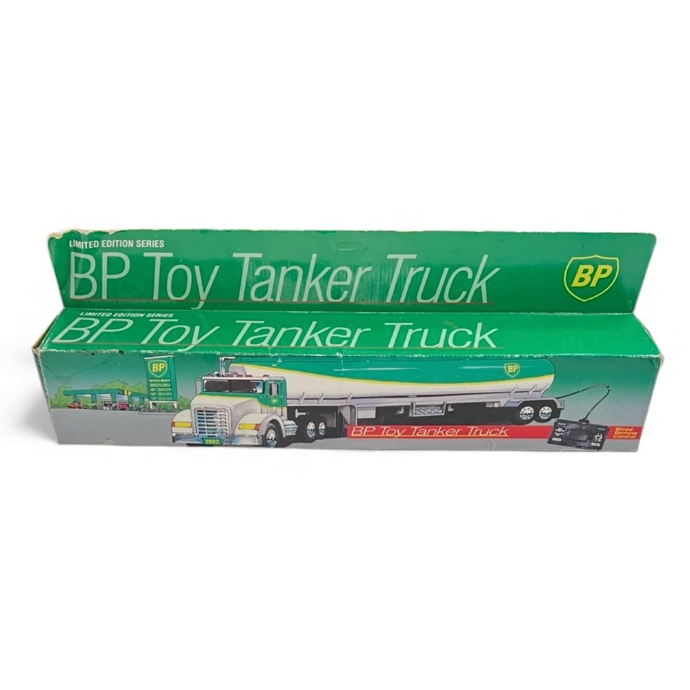 NIB vintage 1992 Limited Edition Series BP Toy Tanker Truck Remote Control - Picture 2 of 11